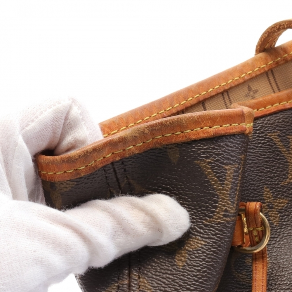 Louis Vuitton Neverfull MM Monogram Shoulder Bag Brown - Picture 8 of 8